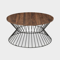 Jora Coffee Table Black/Walnut