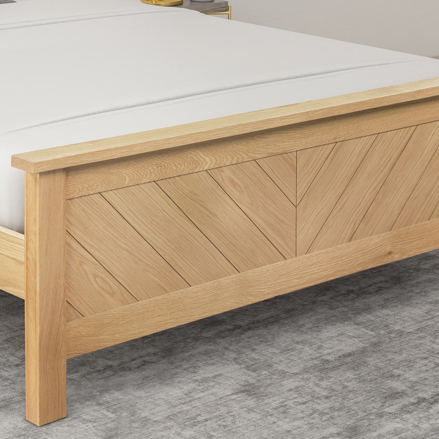 Kenji Bed Frame Double Oak