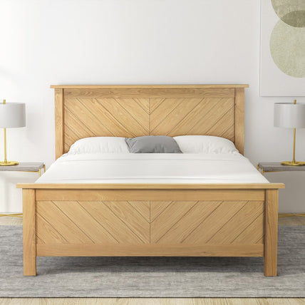 Kenji Bed Frame Double Oak