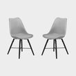 Kiah Set of 2 Dining Chairs Grey