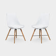 Kiah Set of 2 Dining Chairs White