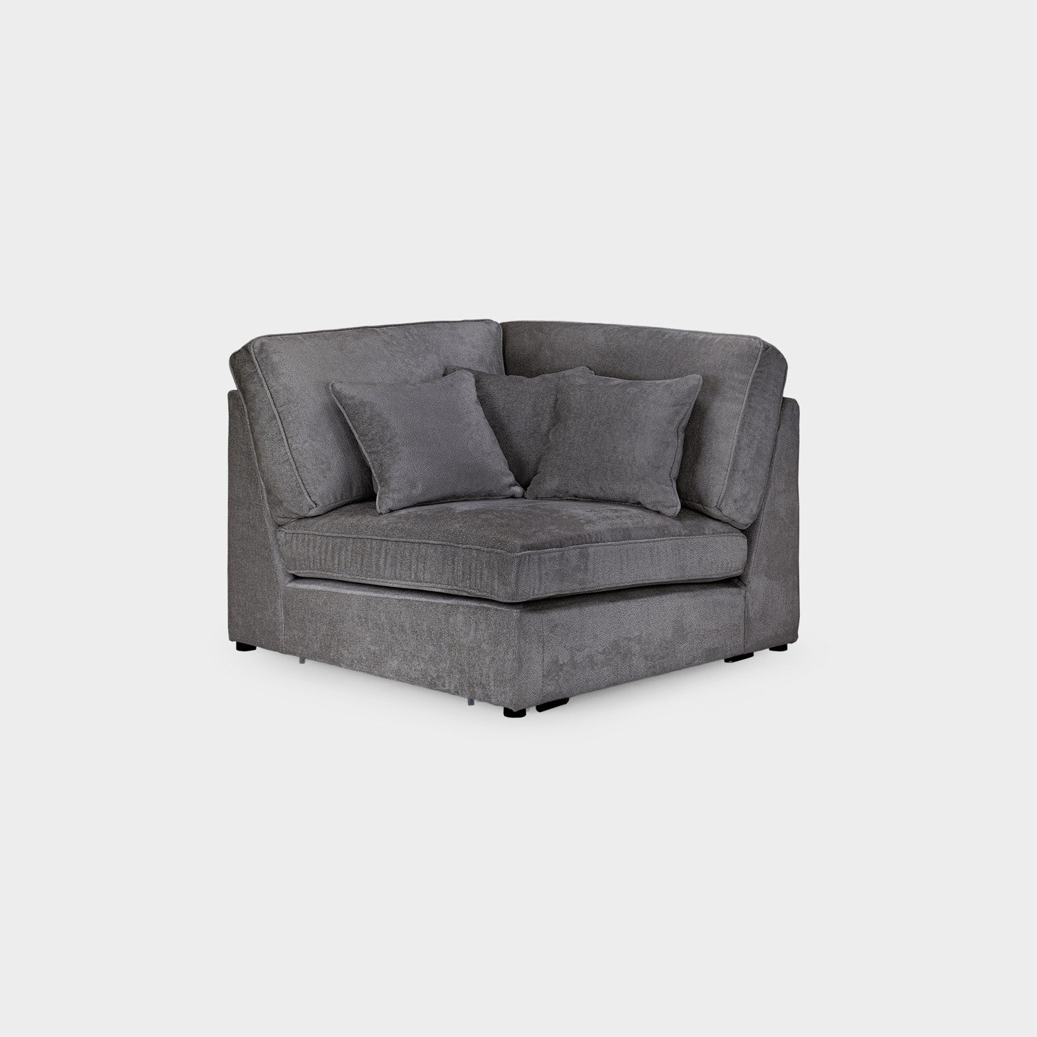 Kiana Modular Sofa Grey Corner Piece