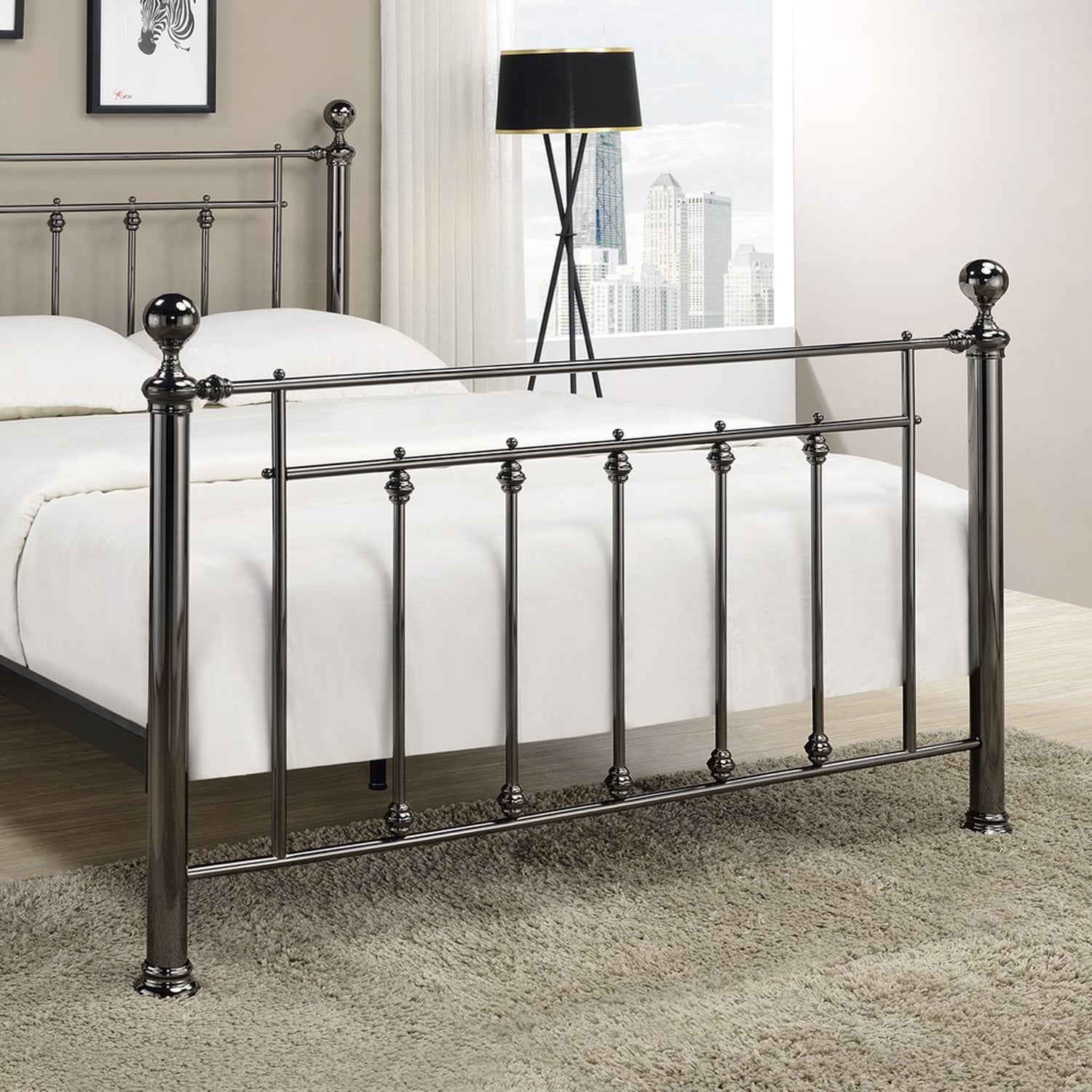 Libra Bed Frame Double Black