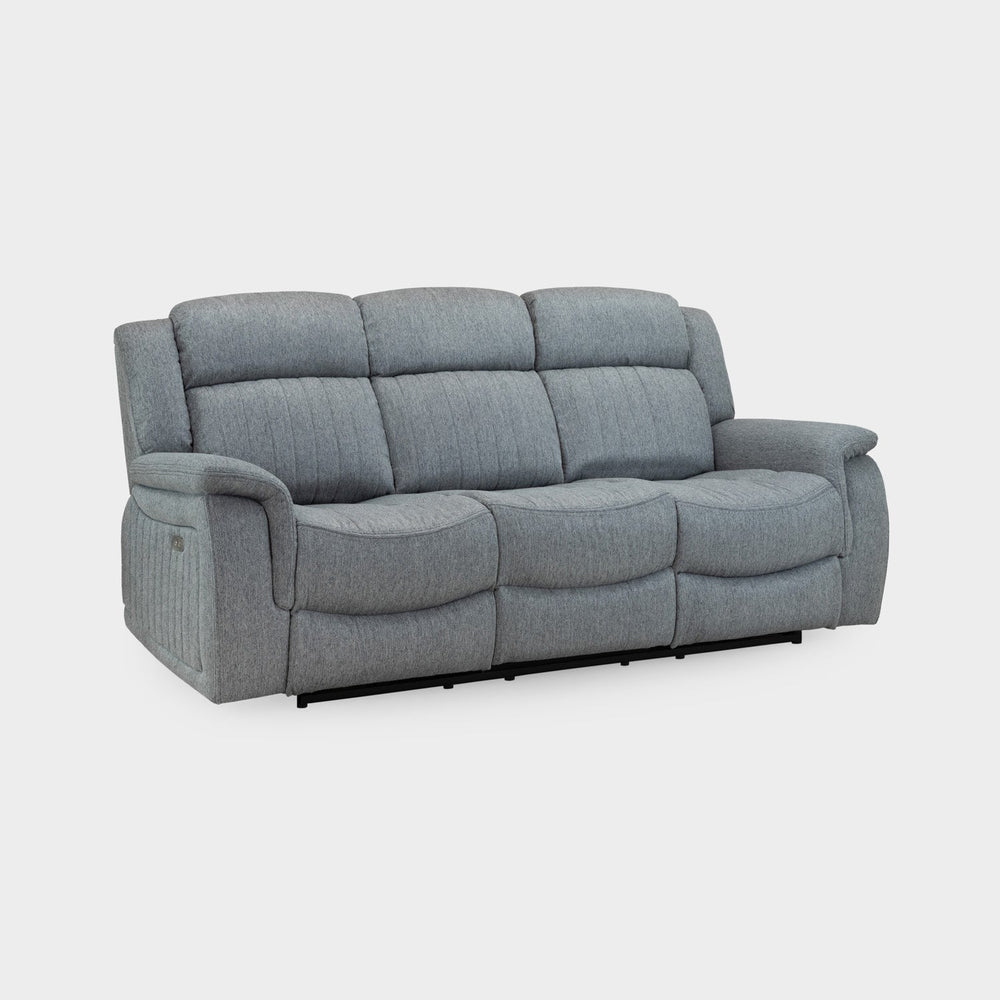 Linden Recliner Sofa Grey 3 Seater