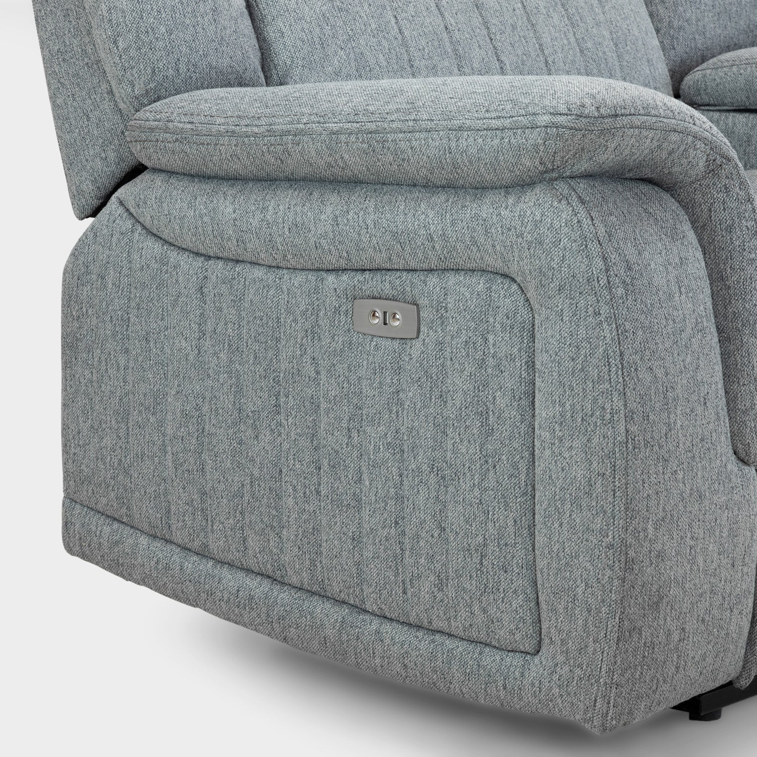 Linden Recliner Sofa Grey 3 Seater