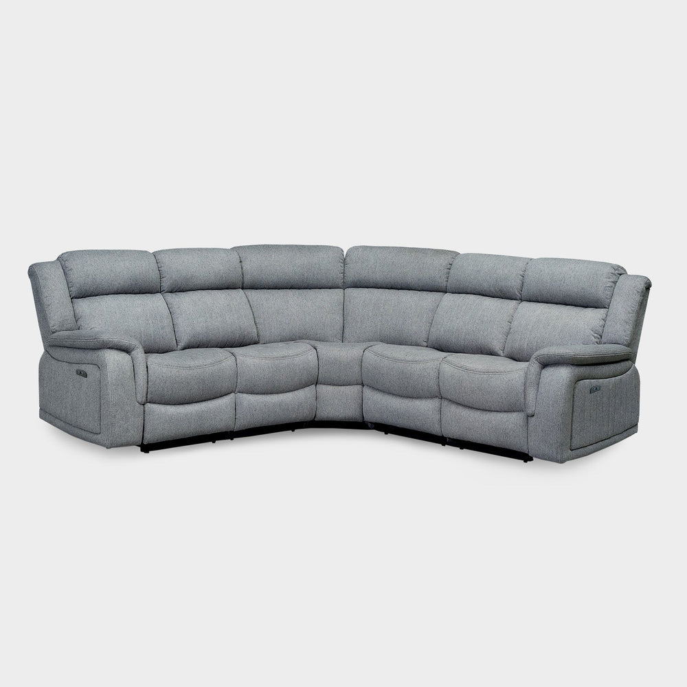 Linden Recliner Sofa Grey Large Corner