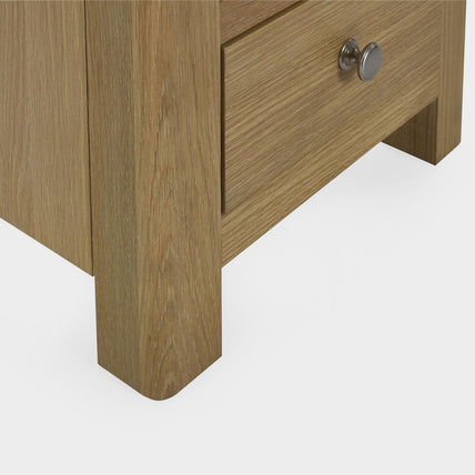 Melissa Bedside Limed Oak 3 Drawer