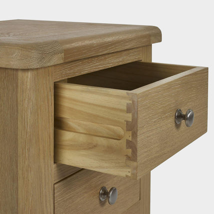 Melissa Bedside Limed Oak 3 Drawer