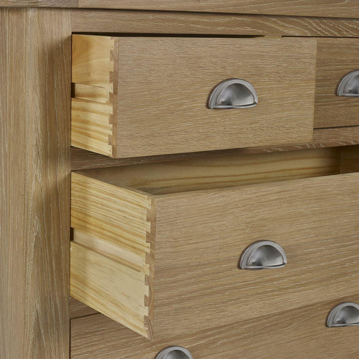 Melissa Chest Limed Oak 3+2 Drawer