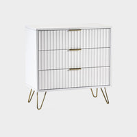 Mira Chest White 3 Drawer