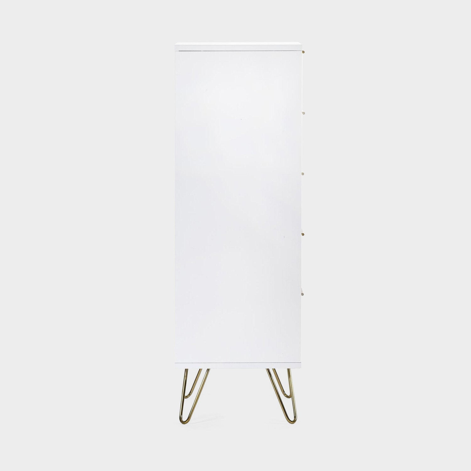 Mira Chest White 5 Drawer Tall