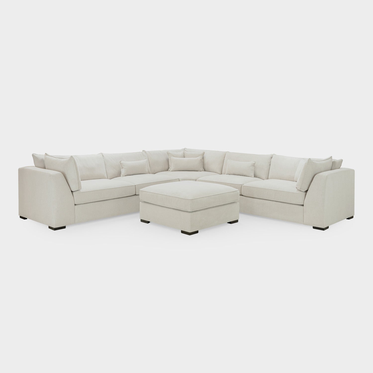 Monaco Sofa Stone Large Corner