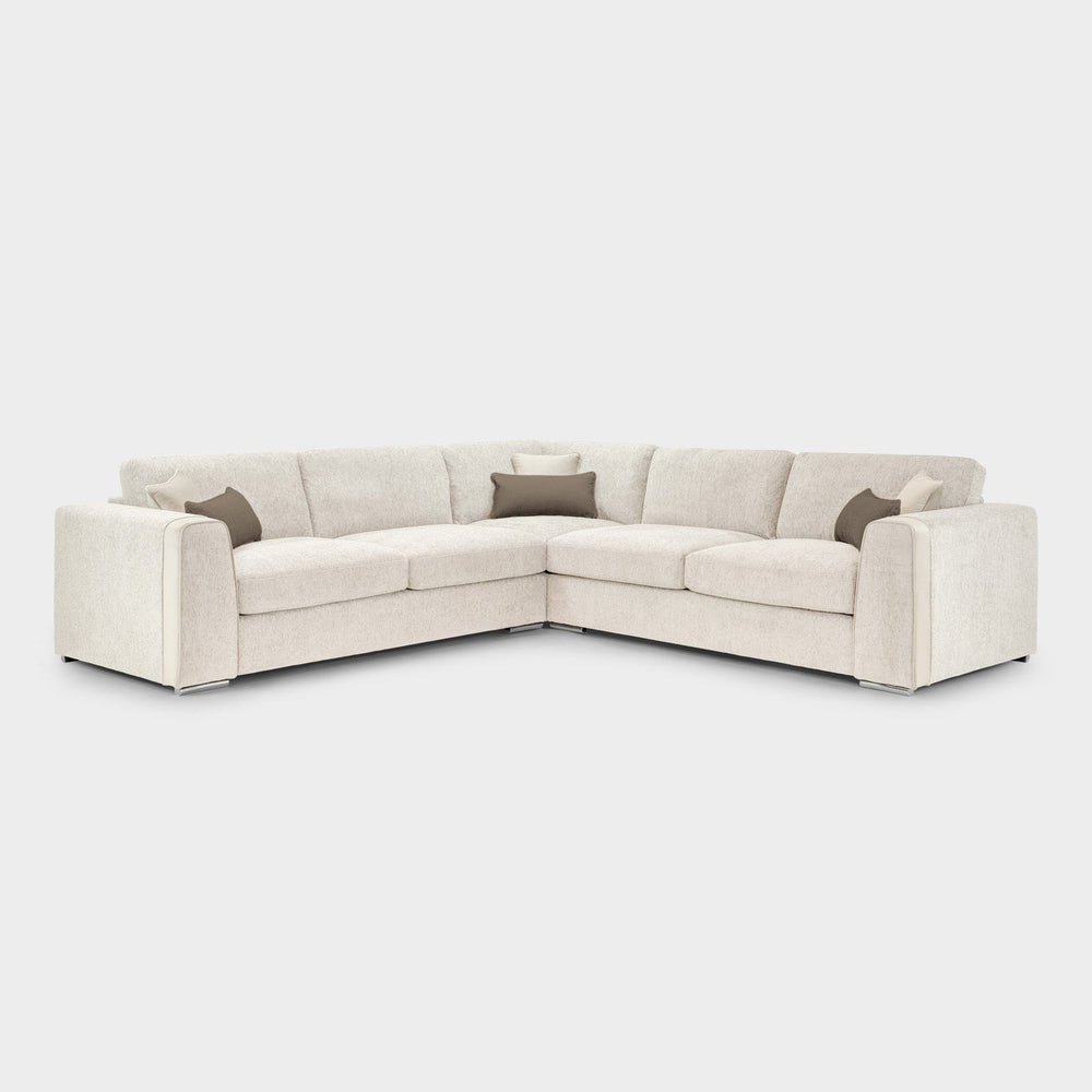 Naples Sofa Beige Large Corner