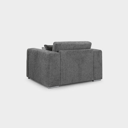 Naples Sofa Grey Armchair