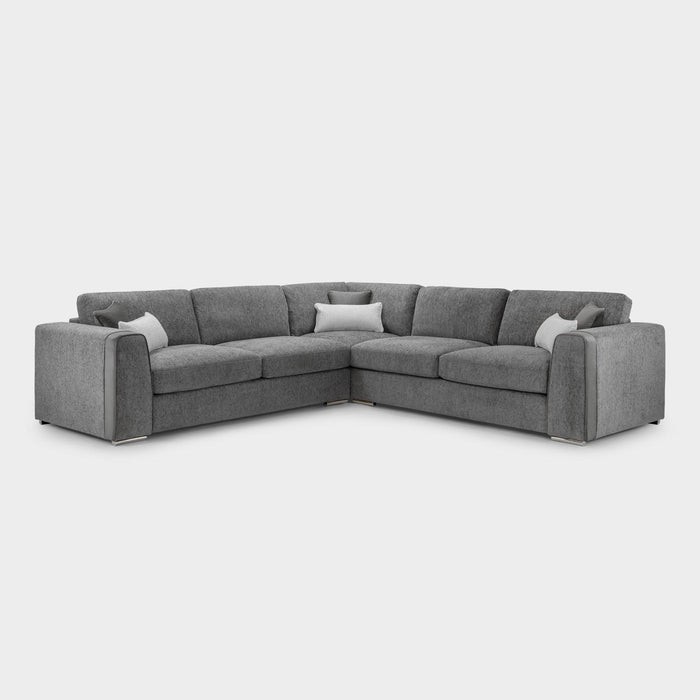 Naples Sofa Grey Large Corner