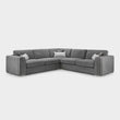 Naples Sofa Grey Large Corner