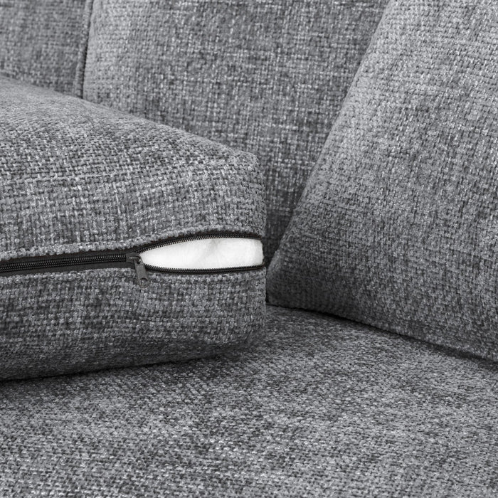 Nebraska Sofa Slate 3 Seater