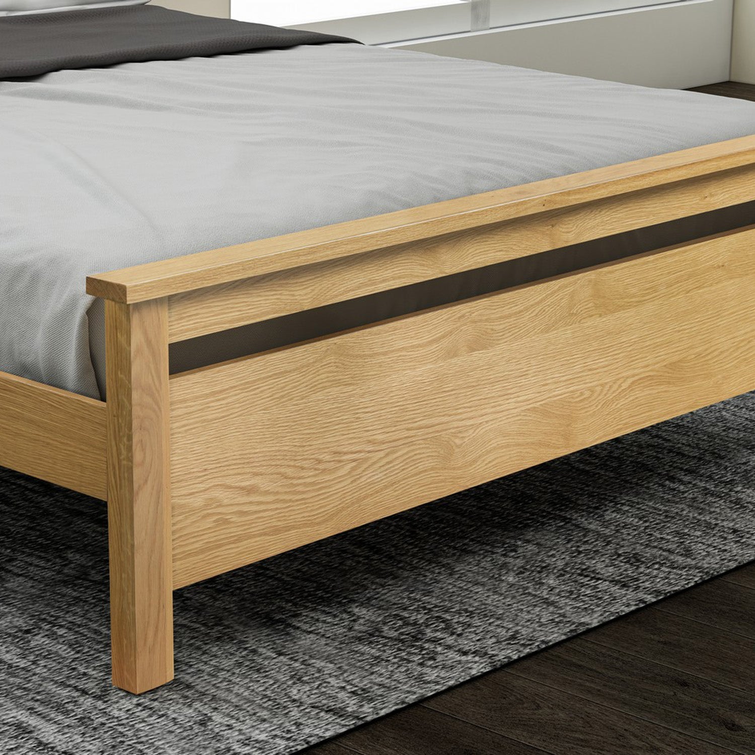 Nero Bed Frame King Oak