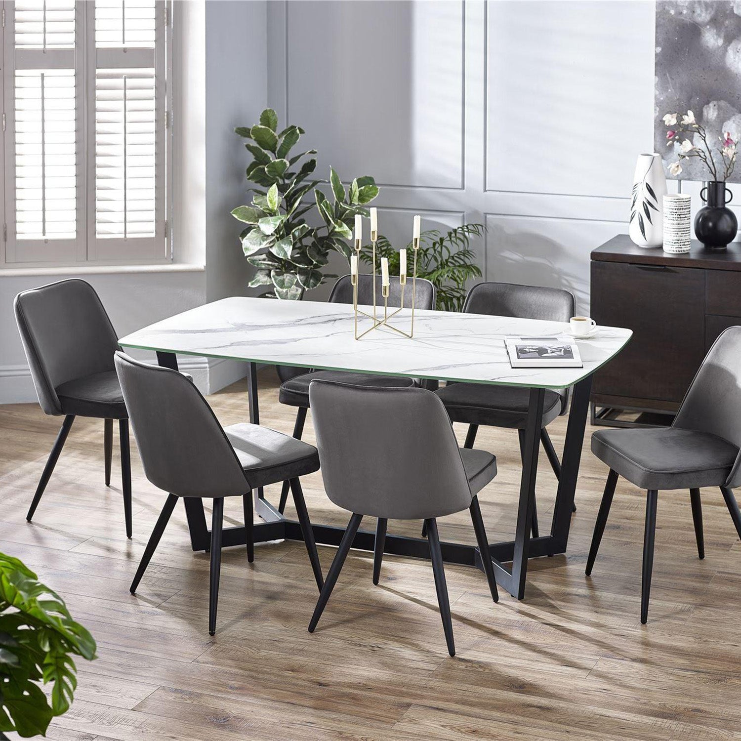 Oli Dining Table White