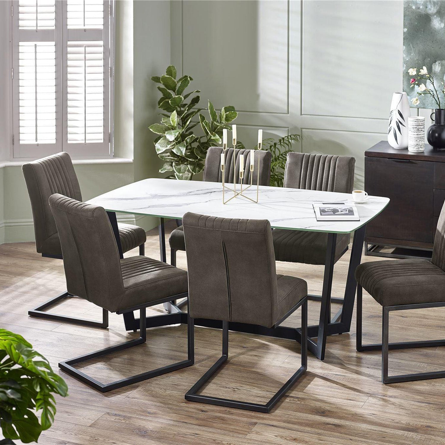 Oli Dining Table White
