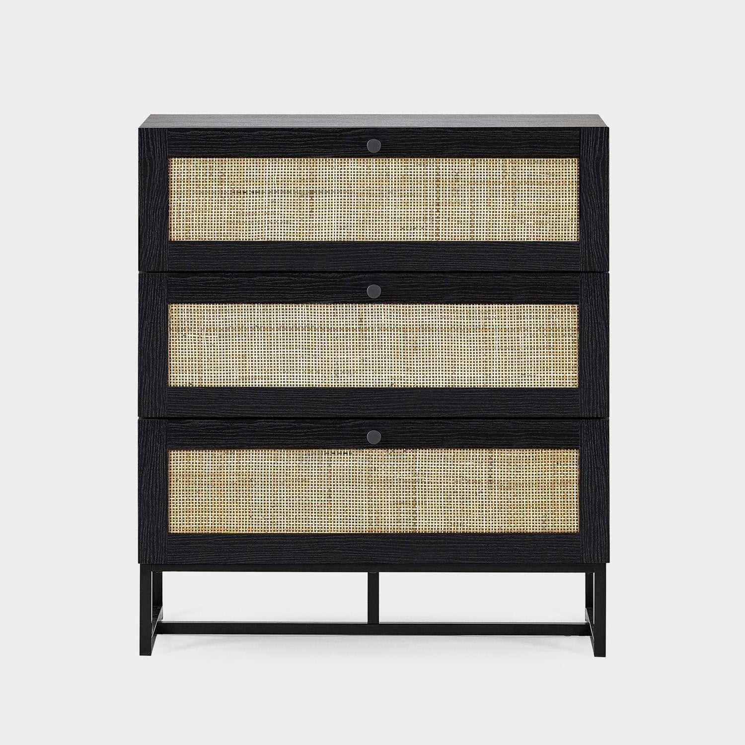 Philippa Chest Black 3 Drawer