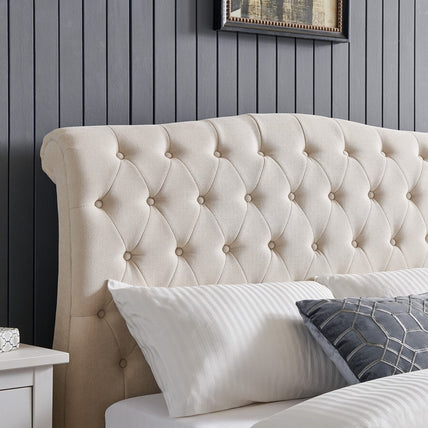 Rosa Bed Frame Single Natural