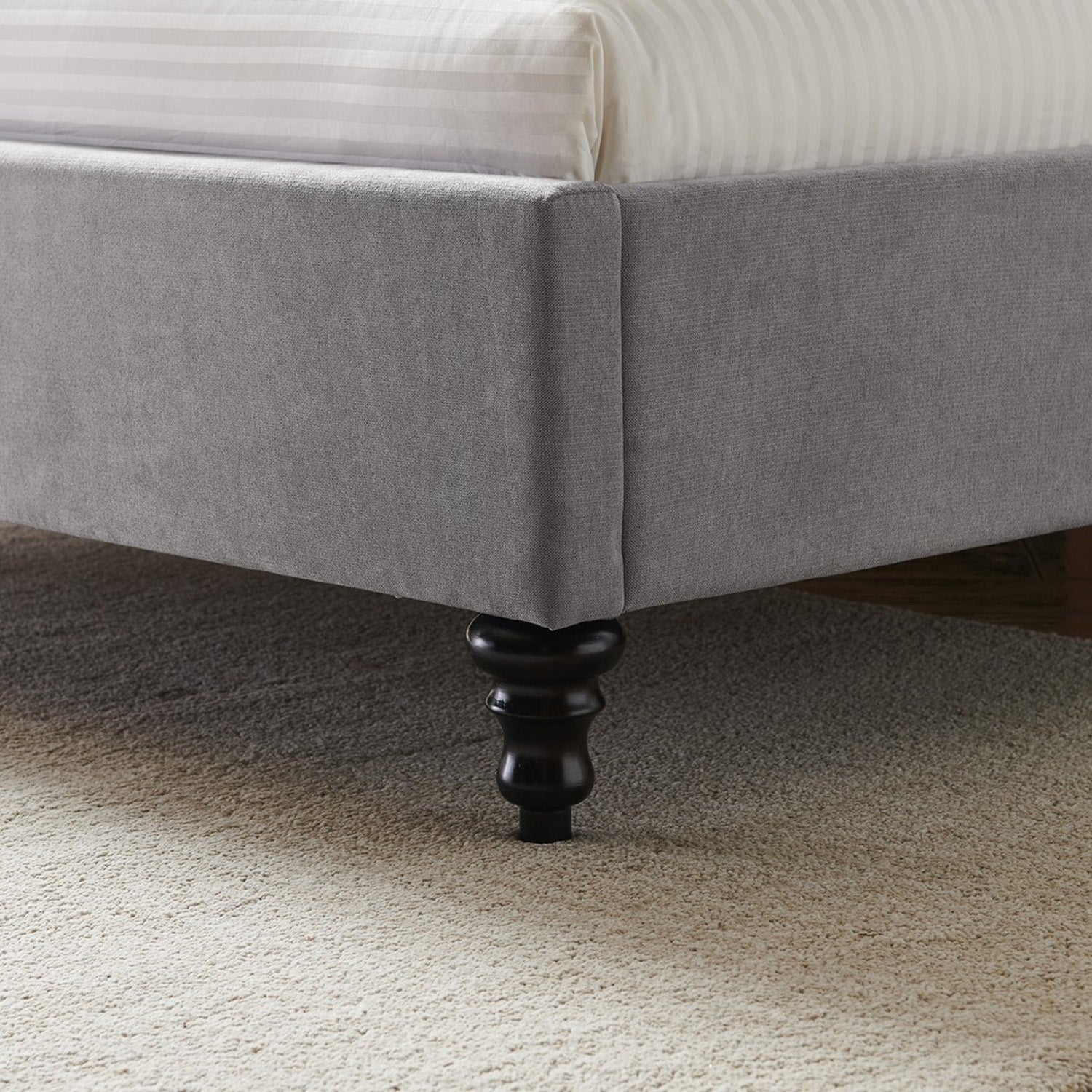 Rosa Bed Frame Super King Light Grey