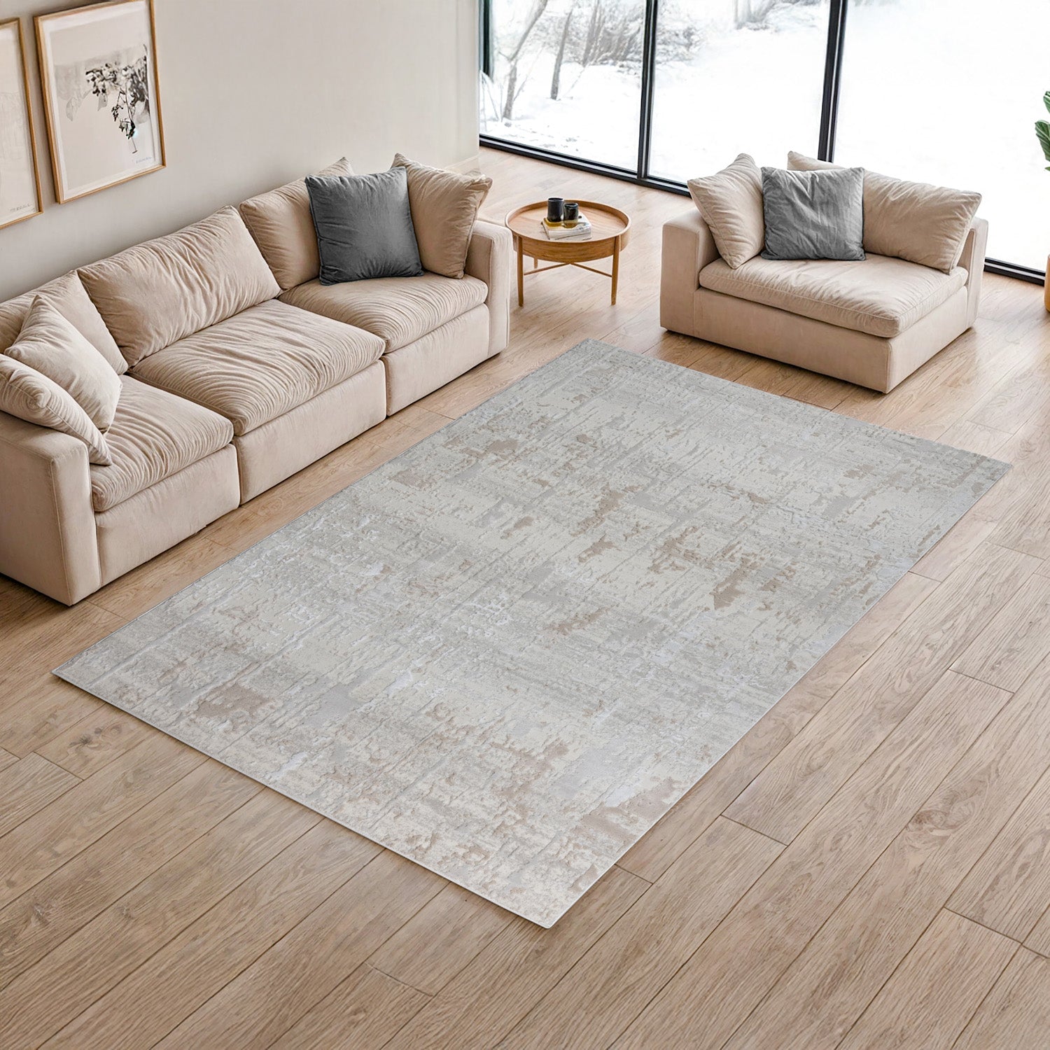 Serenity Rug Beige Large | Large Rug | Honeypot Furniture