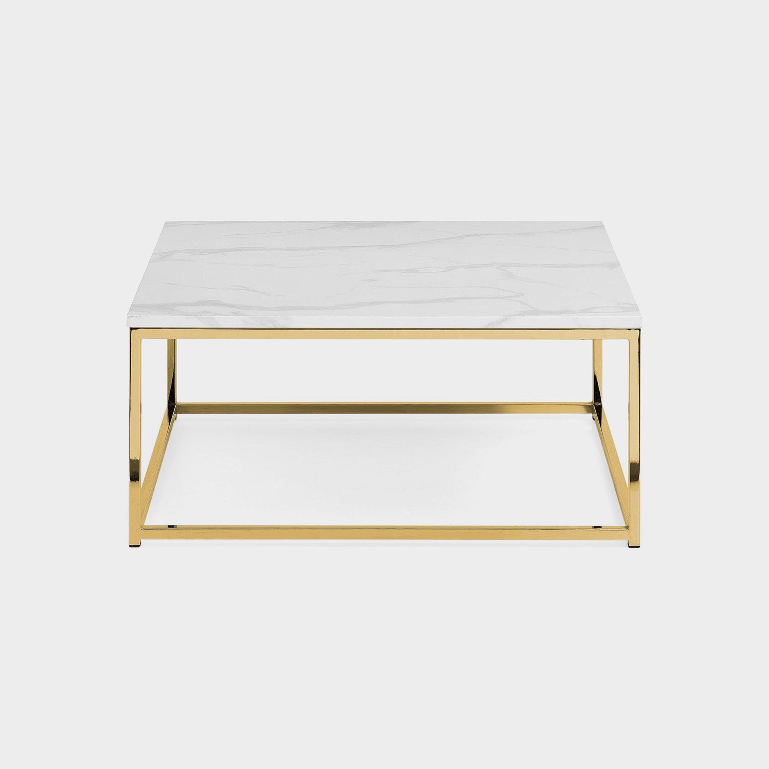 Skye Coffee Table White Marble/Gold