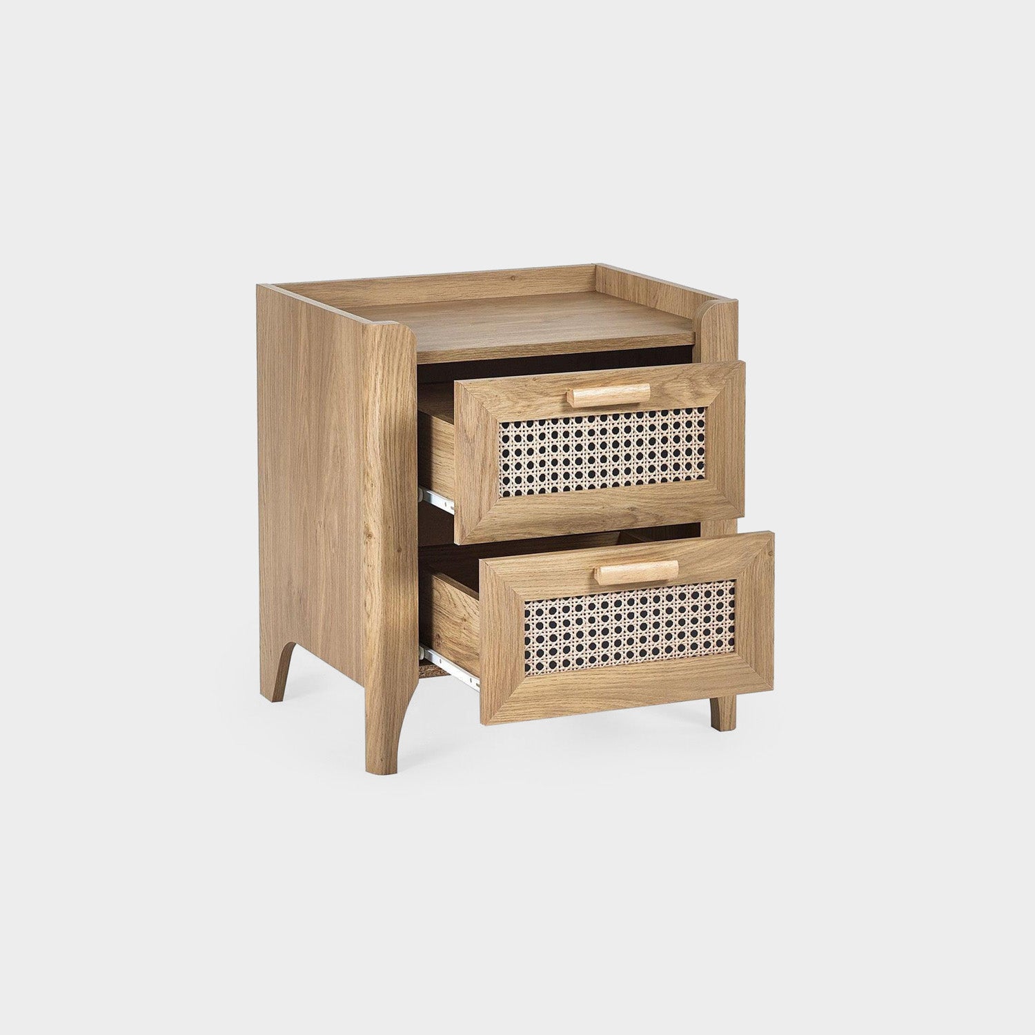 Sunny Bedside Oak 2 Drawer