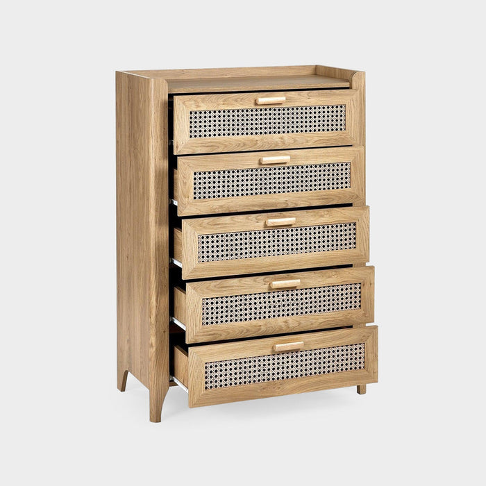 Sunny Chest Oak 5 Drawer