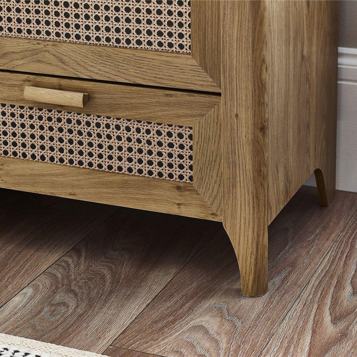 Sunny Chest Oak 6 Drawer Wide