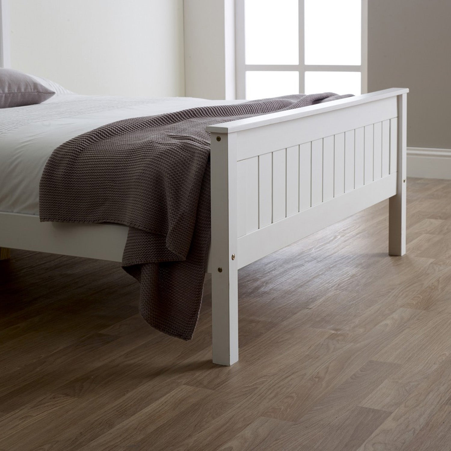 Taurus Bed Frame Double White