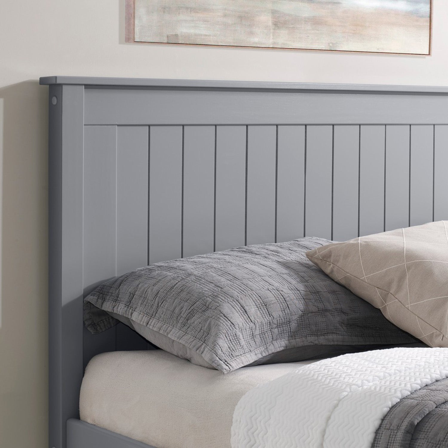 Taurus Bed Frame King Grey