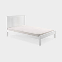 Taurus Bed Frame Single White Low Footend