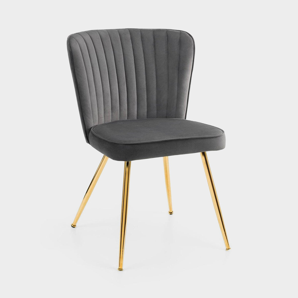 Thor Dining Set of 2 Chairs Grey