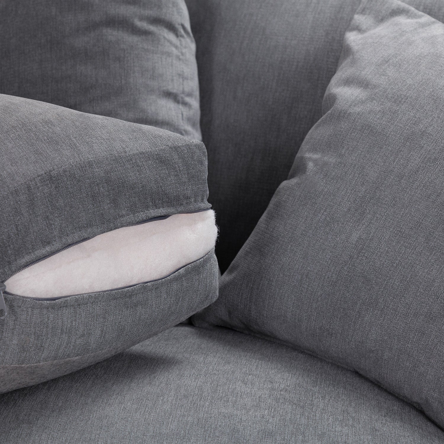 Windsor Fullback Sofa Grey 4 Seater