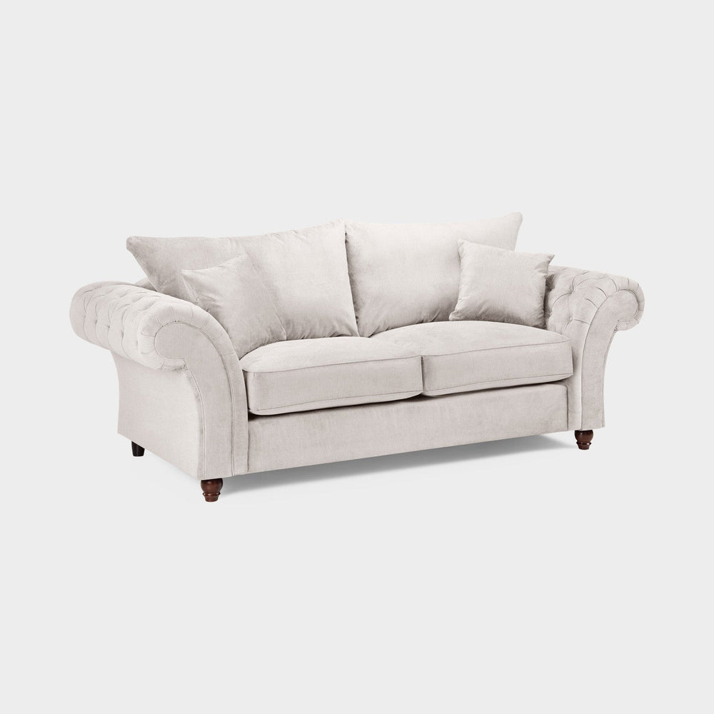 Windsor Fullback Sofa Stone 3 Seater