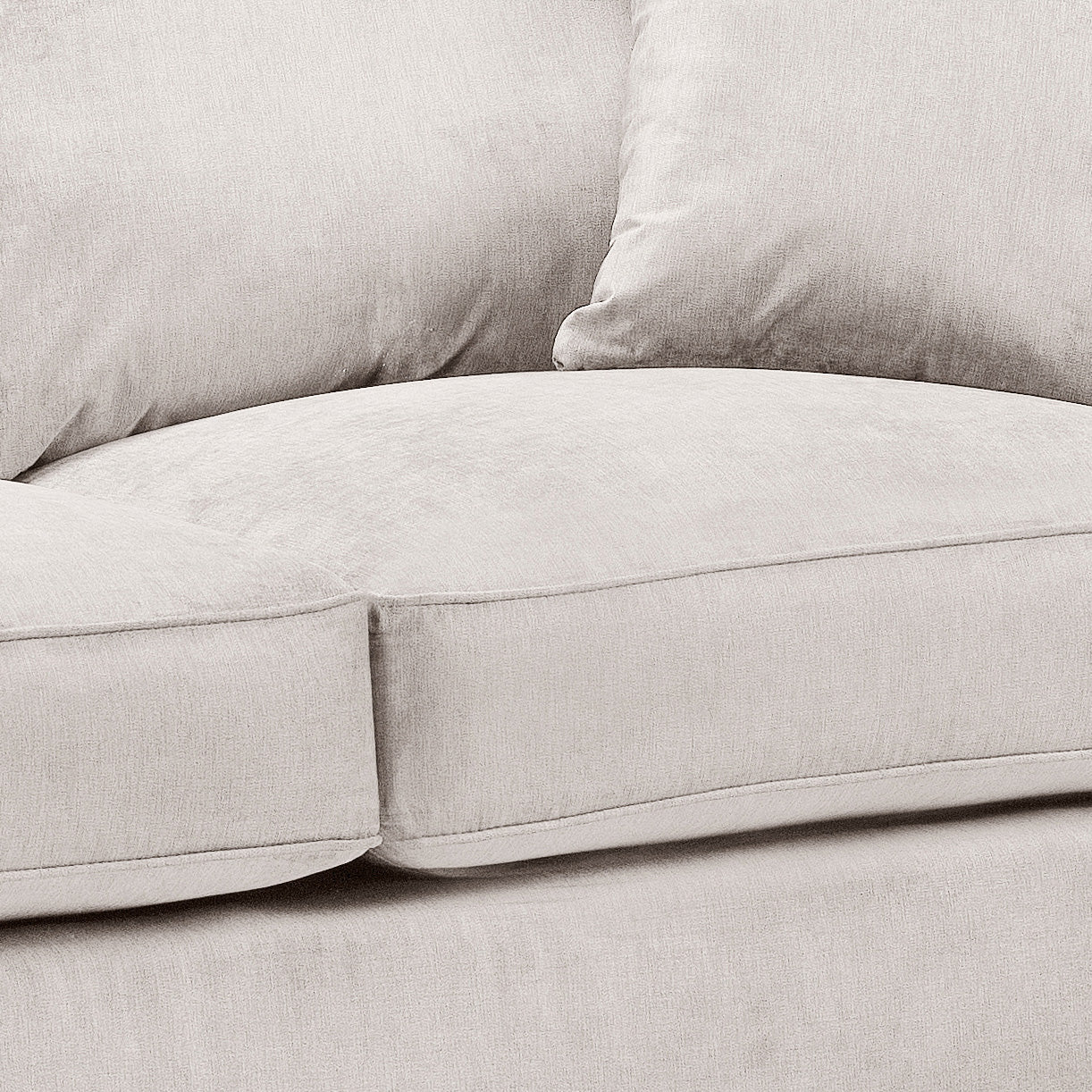 Windsor Fullback Sofa Stone 4 Seater