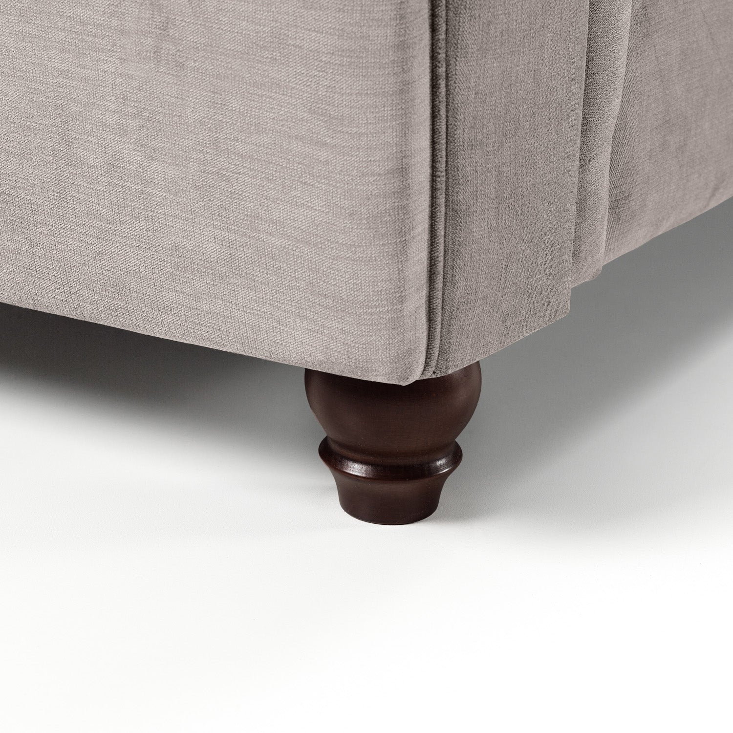 Windsor Fullback Sofa Stone 4 Seater
