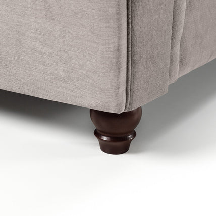 Windsor Fullback Sofa Stone 4 Seater