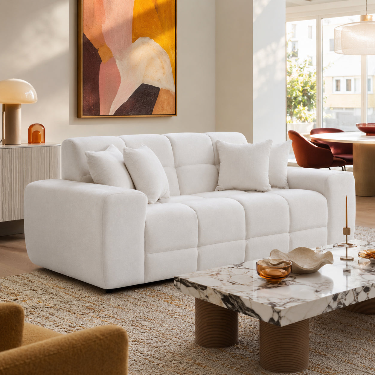 Jacob Sofa 3 Seater Natural