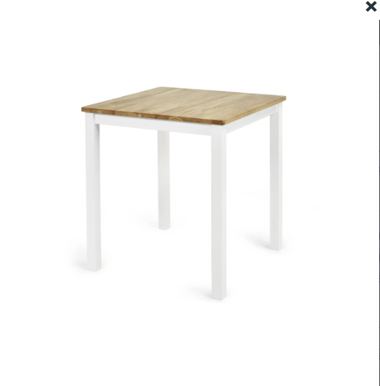 Levity Small Dining Table Natural/White