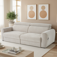 Dakota Electric Sofabed Beige 3 Seater