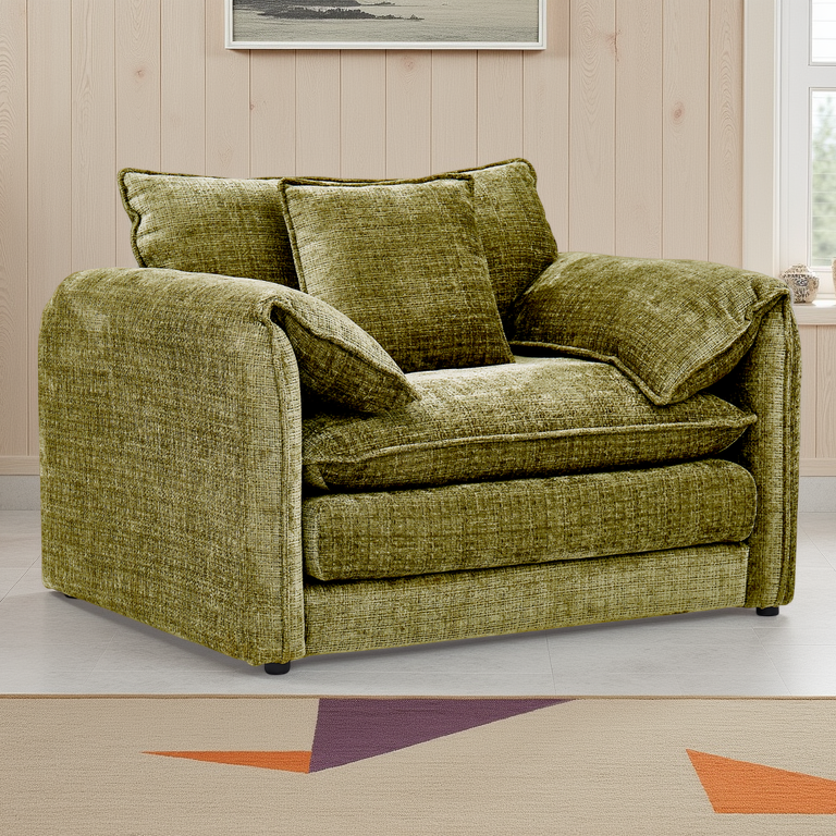 Solaya Sofa Green Armchair