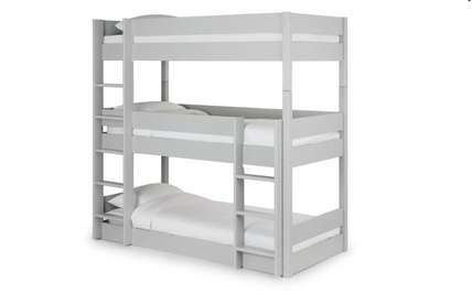 Thistle Trio Bunk Bed Grey