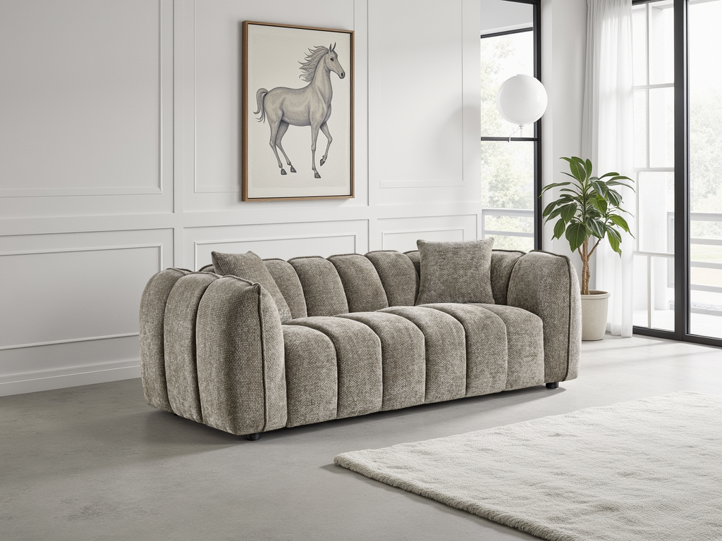 Venice Sofa Mocha 3 Seater